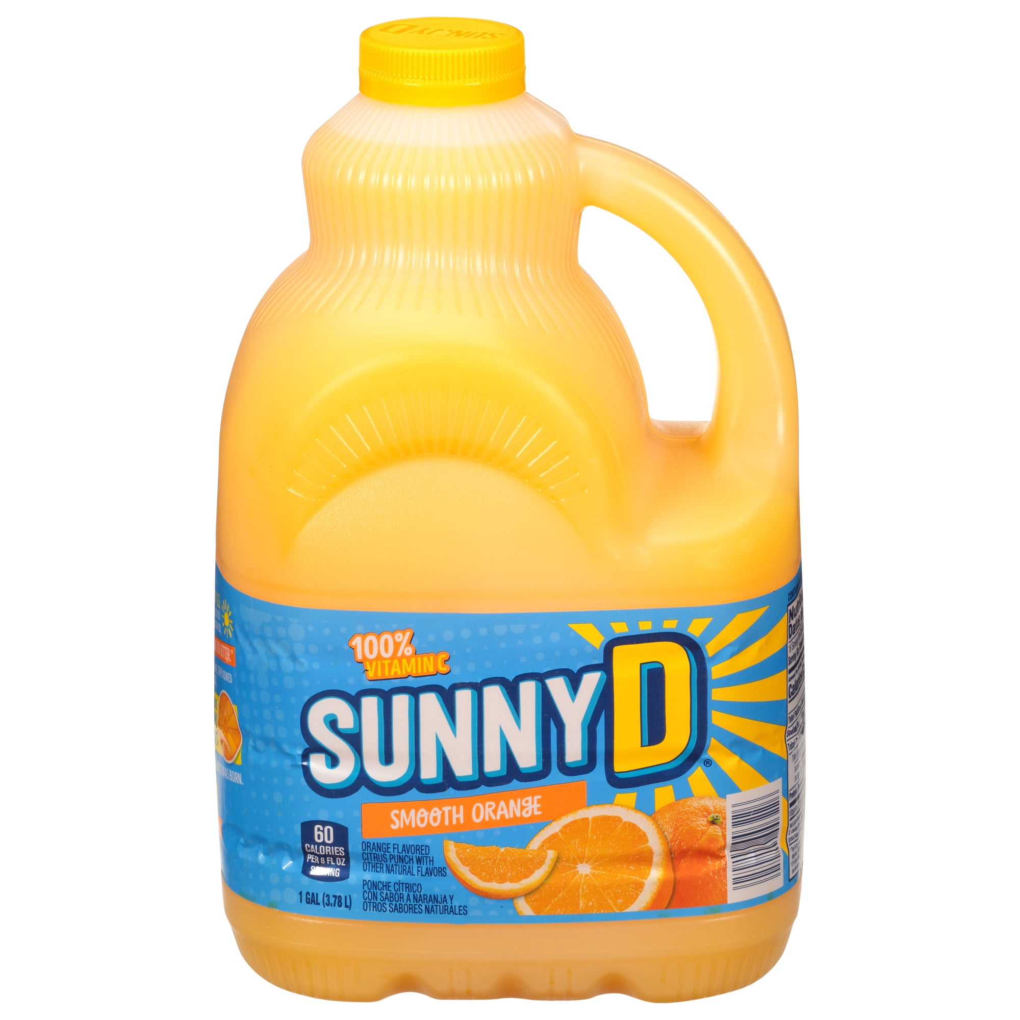 SUNNYD Smooth Orange Juice Drink, 1 Gallon Bottle