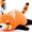 Red Panda, variant on MorisMos 30in Weighted Red Panda Stuffed Animal,Soft Long Red Panda Body Pillow Plush Toy