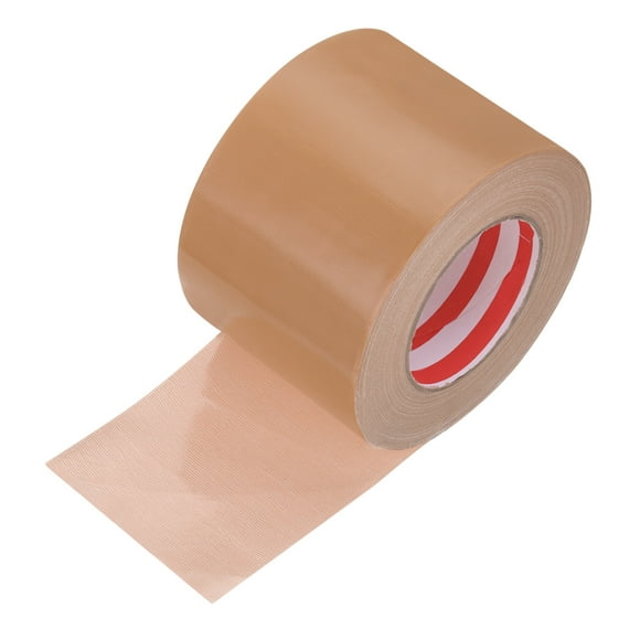 Heavy Duty Duct Tape, 4 Inch x 55 Yard Waterproof Flexible Hand Tear Strong Adhesive Duct Tapes, Brown