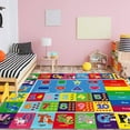 thumbnail image 2 of Kids Play Rug for Playroom, ABC Educational Area Rug, Toddler Baby Play Mat, Alphabet Animal Soft Non-Slip Kids Rug Carpet for Boy Girl Bedroom,L, 2 of 9