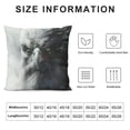 thumbnail image 5 of Orinice Bald Eagle Fantasy Character Graphic Decorative Cushion Throw Pillow Cover for Home Couch Living Room Bed Sofa - 1PC 24x24in, 5 of 5