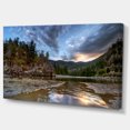thumbnail image 2 of Peaceful Evening at Mountain Creek - Landscape Canvas Art Print, 2 of 4