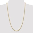 thumbnail image 2 of 10k 3mm Handmade Diamond-cut Rope Chain, 2 of 3