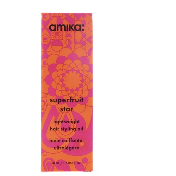 Amika Superfruit Star Lightweight Hair Styling Oil, 1.7 oz