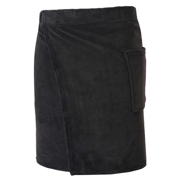 XIAOCHA Men’S Bath Wrap Towel Absorbent Quick-Dry Comfortable Pocketed Shower Wrap