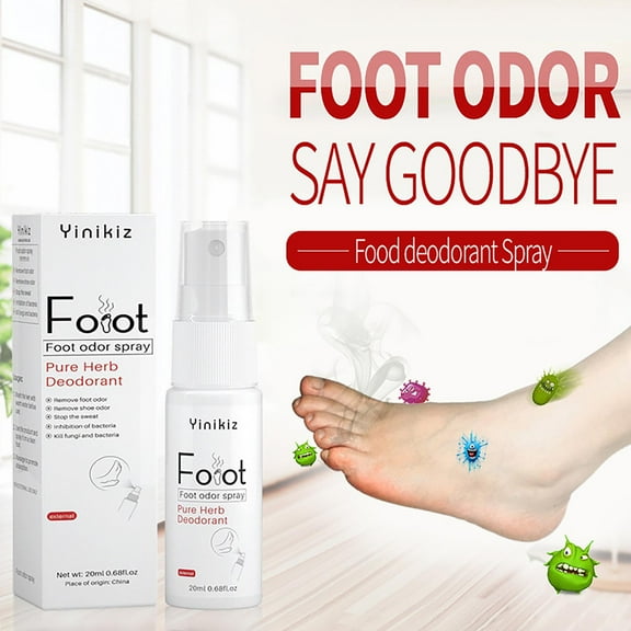 Kokovifyves Herbal Foot Spray Plant Anti-Itch Athlete'S Foot Spray Foot Sweat Foot Odor Care Spray Foot Deodorant Dehumidification Spray 20Ml