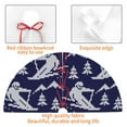 thumbnail image 4 of Yiaed Abstract Skiing Print Christmas Tree Skirt , Tree SkirtsTree Mat for Christmas Winter Holiday Indoor Decorations-30", 4 of 7