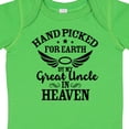 thumbnail image 4 of Inktastic Handpicked for Earth by My Great Uncle in Heaven Boys or Girls Baby Bodysuit, 4 of 5