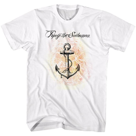 Popeye Poptart White Adult T-Shirt 4Xl