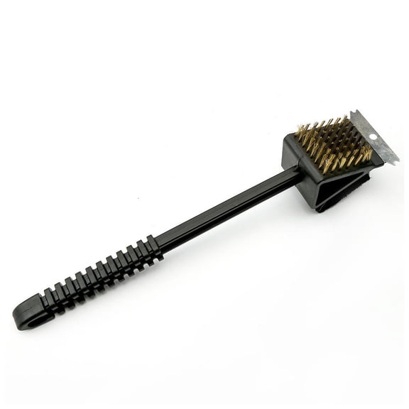 CEORPER 13inch Length Copper Wire Brush Kitchen Grill Oven Cleaning Brush Home BBQ Tools