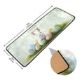thumbnail image 2 of Ryvnso Cute Bunny and Eggs Hallway Runner Rugs Floor Carpet Non Slip Entryway Mat 2' x 6', 2 of 7
