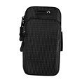 thumbnail image 3 of Kokiya Cell Phone Armband Case Cell Phone Armband Phone Holder with Earphone Hole Wrist Black, 3 of 9