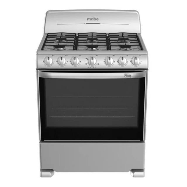 Estufa de Piso 76 cm (30 pulgadas) Plata Mercury Mabe EM7620BAIS2