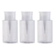 thumbnail image 1 of Botella dispensadora de bomba de empuje de 3 piezas de plástico profesional para desmaquillar 150ml, 1 of 6