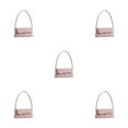 thumbnail image 2 of Decodeary Fashionable Soft PU Leather Shoulder Bag Stay In Style Gift Fashion Handmade Bag pink 5Set, 2 of 6