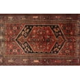 thumbnail image 1 of Ahgly Company Machine Washable Indoor Rectangle Traditional Saffron Red Area Rugs, 7' x 9', 1 of 7