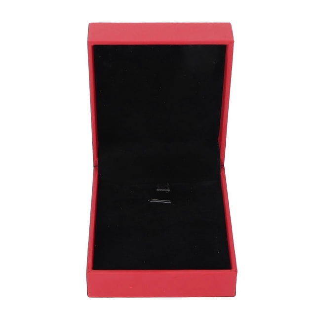Red Jewelry Storage Box Pendant Necklace Display Gift Box Ring Case Engagement Wedding Box