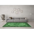 thumbnail image 3 of Ahgly Company Indoor Rectangle Medallion Emerald Green Traditional Area Rugs, 5' x 7', 3 of 4