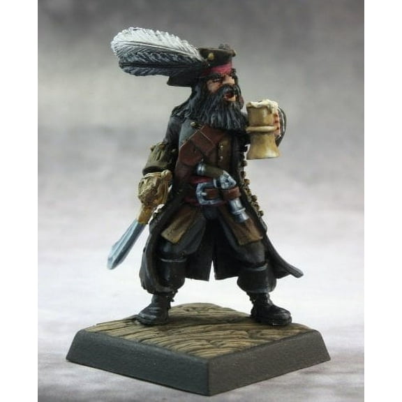 Captain Kerdak Bonefist Miniatures 25mm Heroic Scale Pathfinder Series Reaper Miniatures
