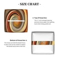 thumbnail image 5 of Kdxio Colorful Swirl Print Tissue Box Cover,Square Decorative PU Leather Facial Paper Case Organizer Holder Dispenser for Bathroom,Night Stands,Desk,Car 5.2''X5.2''X5.2'', 5 of 8