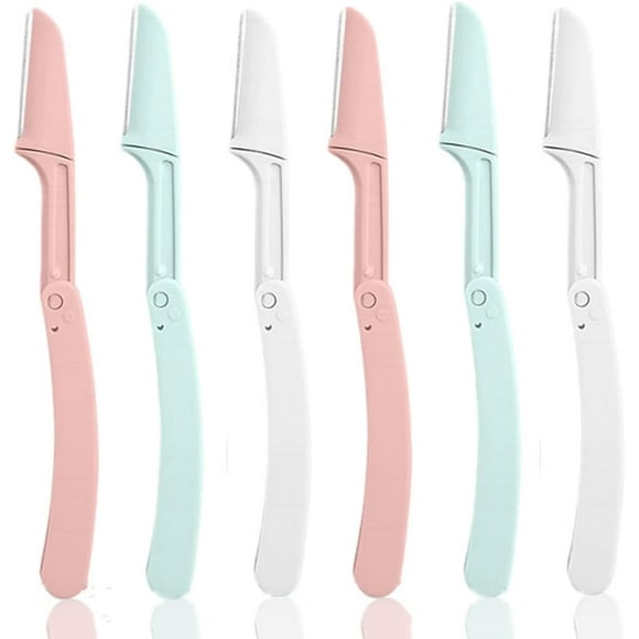 6 Pcs Eyebrow Razor Eyebrow Razor Foldable Small Eyebrow Shaver