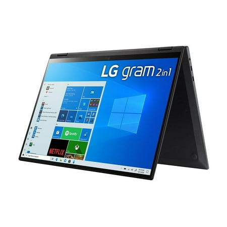LG gram 16T90P-K.APB7U1 - Flip design - Intel Core i7 - 1165G7 / up to 4.7 GHz - Evo - Win 10 Pro 64-bit - Intel Iris Xe Graphics - 16 GB RAM - 1 TB SSD NVMe - 16" IPS touchscreen 2560 x 1600 (WQXGA) - Wi-Fi 6 - obsidian black