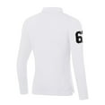 thumbnail image 6 of khonts Clearance,Men's Number Printed Long Sleeve Oversized Polo Shirts Slim Fit Long Sleeve Stylish Tops Button up V-Neck Casual T Shirts White XXXXL, 6 of 6