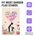 thumbnail image 4 of Nmdmisc Mothers Day Garden Flag 12x18" Happy Mothers Day Yard Banner for Party House Yard Lawn Outdoor Decorations Gift, 4 of 6