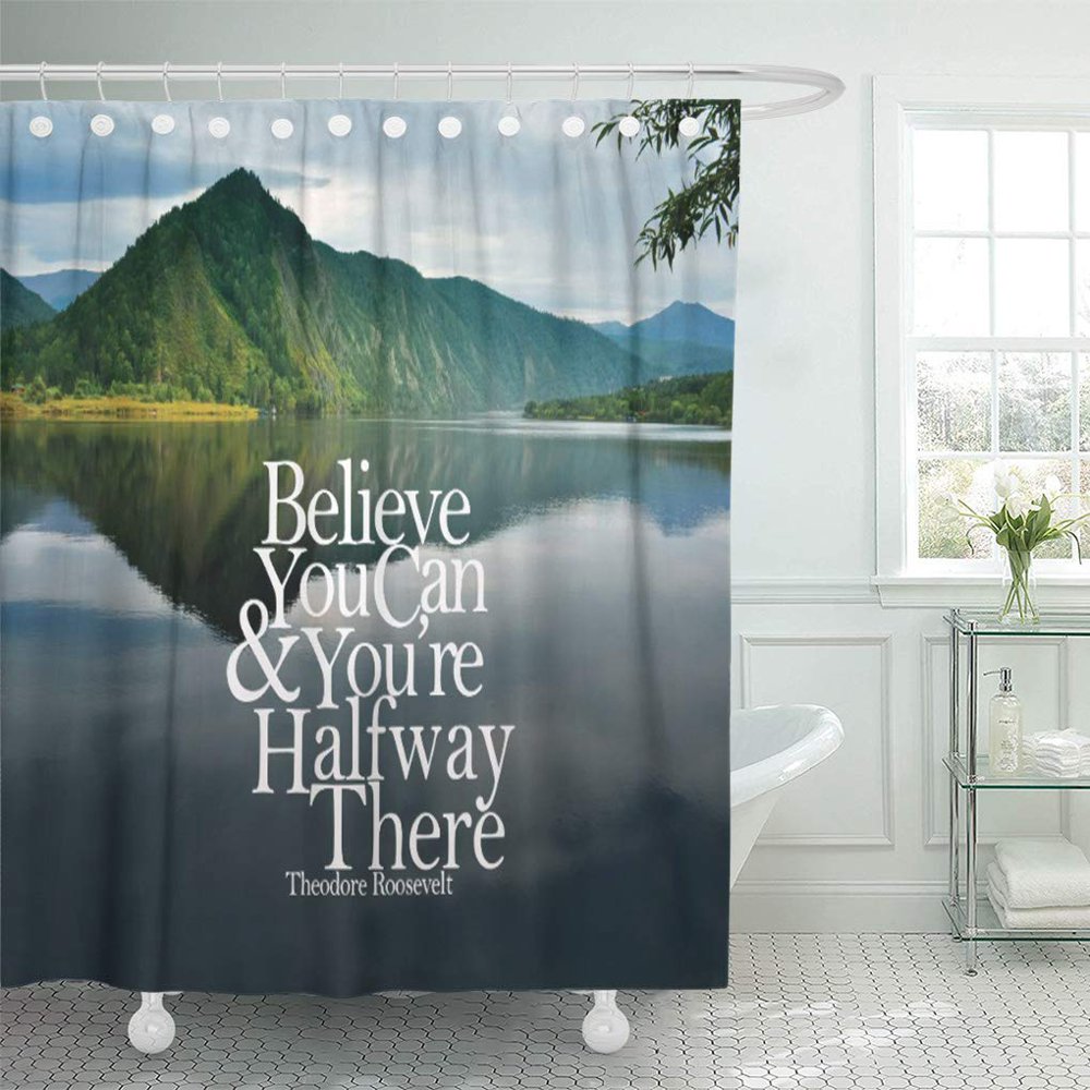 CYNLON Inspiration Believe You Can Halfway Motivational Motivation