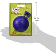 Jolly Pets Tug N Toss Rubber Treat Dispensing Interactive Toy Mini Blue 3 inch