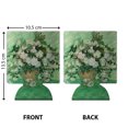 thumbnail image 2 of WIRESTER Neoprene Beer & Soda Can Cooler Sleeves Cover, Set of 6pcs, Water Lilies + Flower Garden + The Fox + Starry Night Over The Rhone + The Pink Peach Tree + Vase With Pink Roses Vincent Van Gogh, 2 of 3