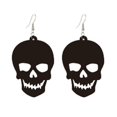 thumbnail image 3 of 11 Molde para pendientes de Halloween, molde de silicona con cabeza de calavera y telaraña de murciélago, bricolaje, 3 of 4