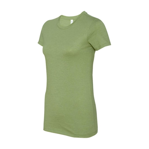 heather green bella canvas