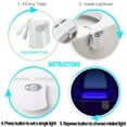 thumbnail image 5 of US 3-6 Pack Motion Sensor Activated LED 16 Colors Changing Toilet Night Light, 5 of 5