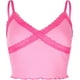 thumbnail image 2 of Camisola de encaje con cuello en V y tirantes finos acanalados para mujer, 2 of 7