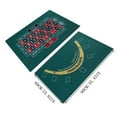thumbnail image 3 of Blackjack Table Top Felt Layout - 23.6" x35.4" Rectangle Las Vegas Style Green Casino Poker Table Cover Mat, Great for Poker Game Night Events Theme Party Fundraisers & Gatherings, 3 of 8