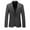 Black, variant on Vedolay Blazer Jackets for Men Casual Long Sleeves Open Front Basic Solid Blazer Jacket Black,175