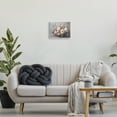 thumbnail image 3 of Stupell Industries Roses & Peonies on Gray Plants & Flowers Painting Unframed Art Print Wall Art, 14 x 11, 3 of 8