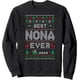 thumbnail image 1 of Funny Christmas Holiday Best Nona Ever Ugly Christmas Sweater Sudadera, 1 of 5