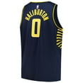 thumbnail image 3 of Men's-Fanatics Tyrese Haliburton Navy Indiana Pacers Big & Tall Fast Break Jersey - Icon Edition, 3 of 3