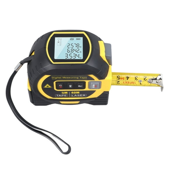 Tape Measure, Digital Tape Measure Self Locking Easy To Operate Data Storage for Accurate Measuring