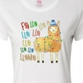 thumbnail image 4 of Inktastic Cute Christmas Fa Lla Llama Women's T-Shirt, 4 of 5