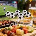 thumbnail image 3 of B Football Party Tableware Set Disposable Plates Cups Napkins Soccer Theme Birthday Decor B, 3 of 6