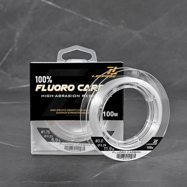  SF 100% Pure Fluorocarbon Leader Material Fishing