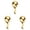B 3PCS, variant on YoeXGDS 1PC Stainless Steel Mini Spoons for Canisters with Short Handle, Thickened Small Round Spoon, Short Handle Spoon for Tea Sugar Condiments Dessert 3.74inch