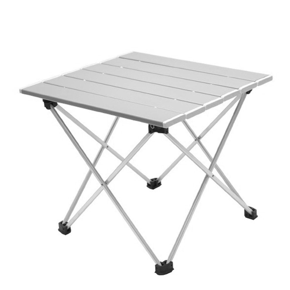 Portable Folding Aluminum Roll Up Table Lightweight Outdoor Camping