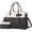 Gray, variant on Laptop Tote Bag for Women, 17 inch Waterproof PU Leather Work Bag