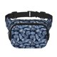 thumbnail image 1 of Fotbe Tropical Leaves Cangurera Cuadrada con Estampado de Doble Capa, Bolsa de Cintura Ajustable Mini para Hombres y Mujeres, 1 of 9
