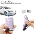 thumbnail image 6 of OFFCURVE Key Fob Cover for Cadillac SRX ATS ELR XTS 2010-2015 , Premium Soft TPU,Purple Sliver,1pc, 6 of 6