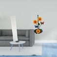 thumbnail image 2 of Pantalla De Lámpara De Papel Con Diseño De Girasol Para Decoración De Sala De Estar, Cubierta De Lámpara De Pie Vertical Con Soporte Dispensador De Pañuelos Antideslizante, 2 of 8